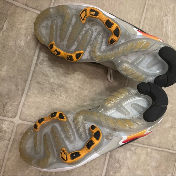 Nike Air Max Plus in Black, White, and Orange - Picture 5 of 6